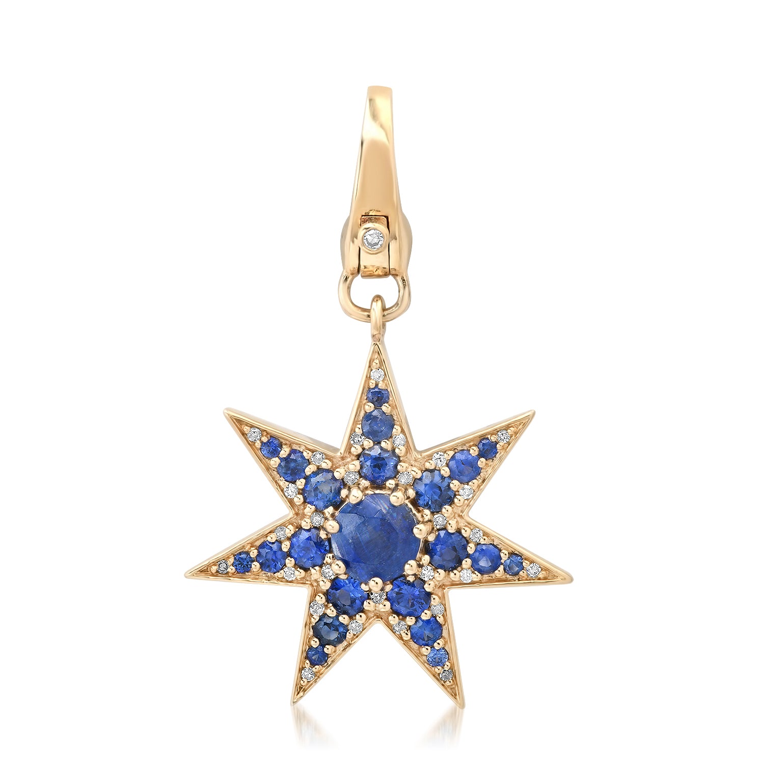 Gemstone Starburst Charm