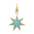 Gemstone Starburst Charm