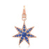 Gemstone Starburst Charm