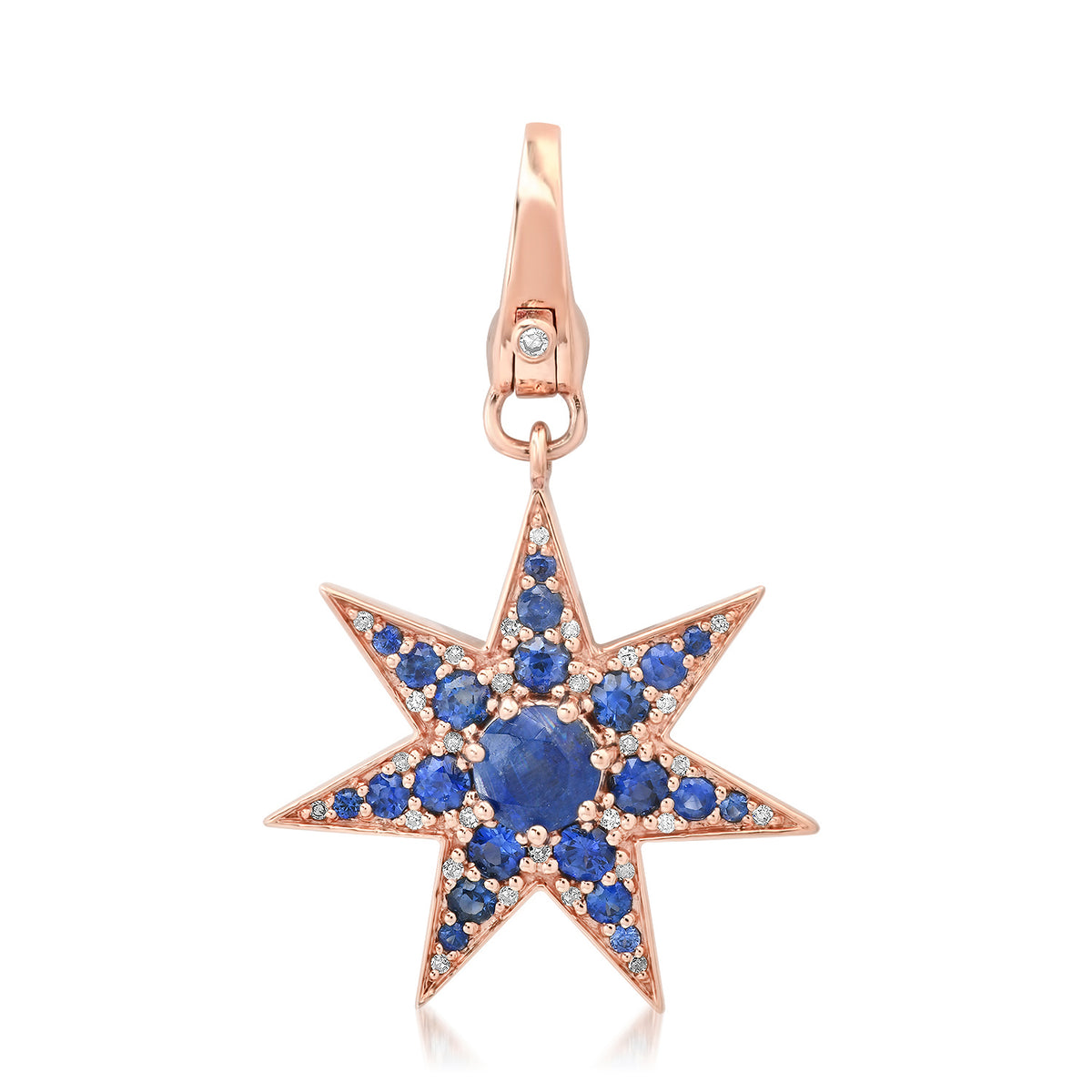 Gemstone Starburst Charm