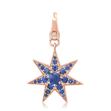 Gemstone Starburst Charm