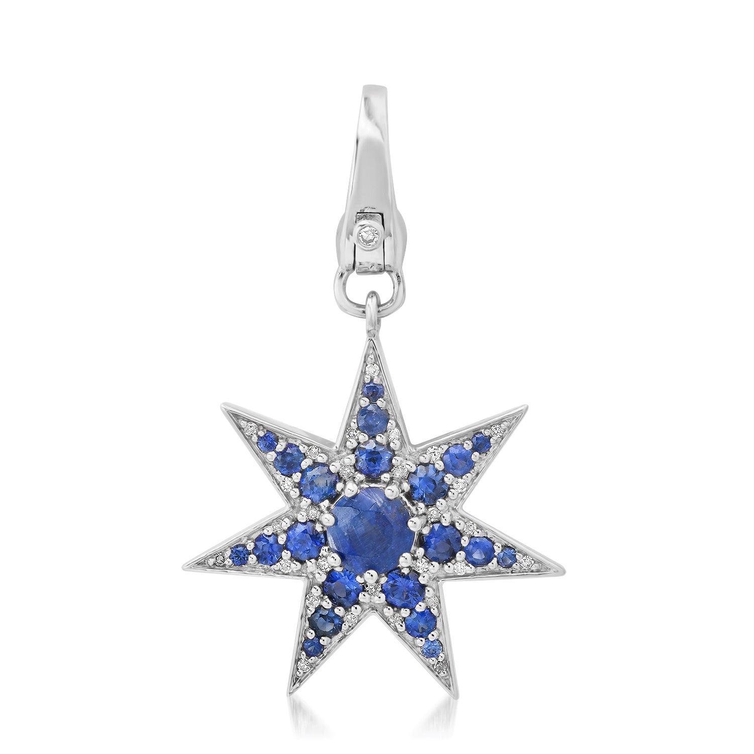 Gemstone Starburst Charm