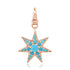 Gemstone Starburst Charm