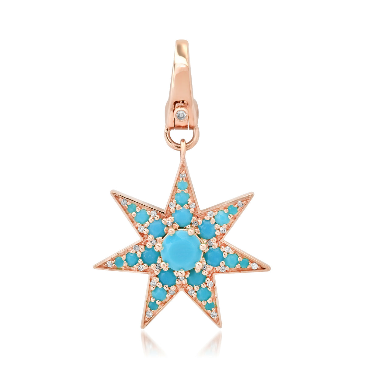 Gemstone Starburst Charm