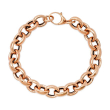 Oval Chunky Gold Chain Bracelet
