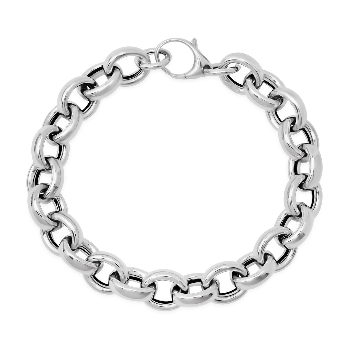 Oval Chunky Gold Chain Bracelet