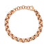 Double Row Gold Rolo Chain Bracelet