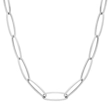 Extra Long Link Hollow Gold Chain Necklace