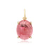 Large Tourmaline Gumdrop Cabochon Charm
