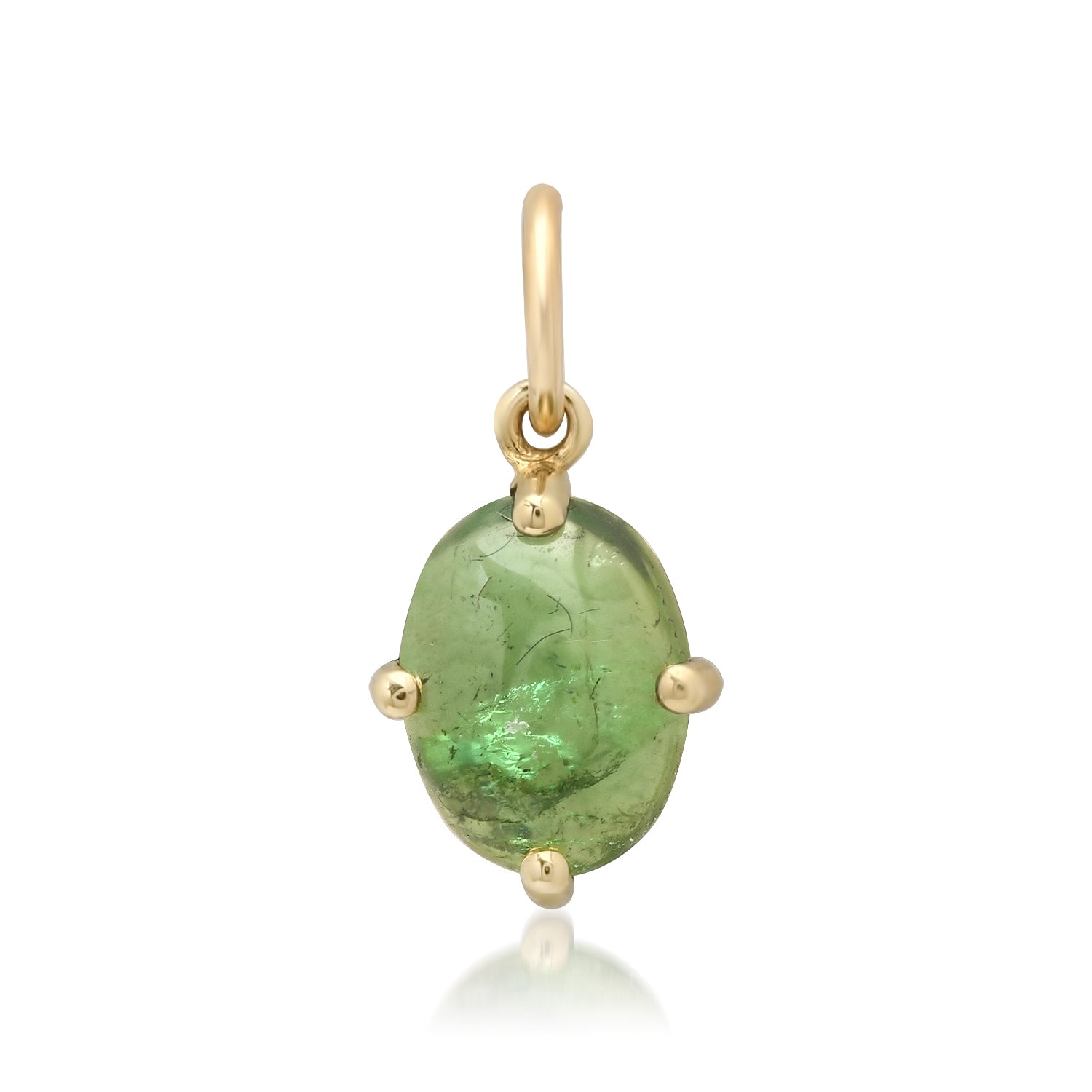 XS Tourmaline Gumdrop Cabochon Charm