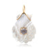 Laguna Agate Shell with Spinel & Diamonds