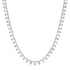 Pear Shaped Moonstone Tennis Necklace