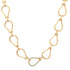 Jumbo Teardrop Chain Necklace with Diamond Link