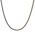 Black Diamond Tennis Necklace with Emerald or Pear Cut White Diamond