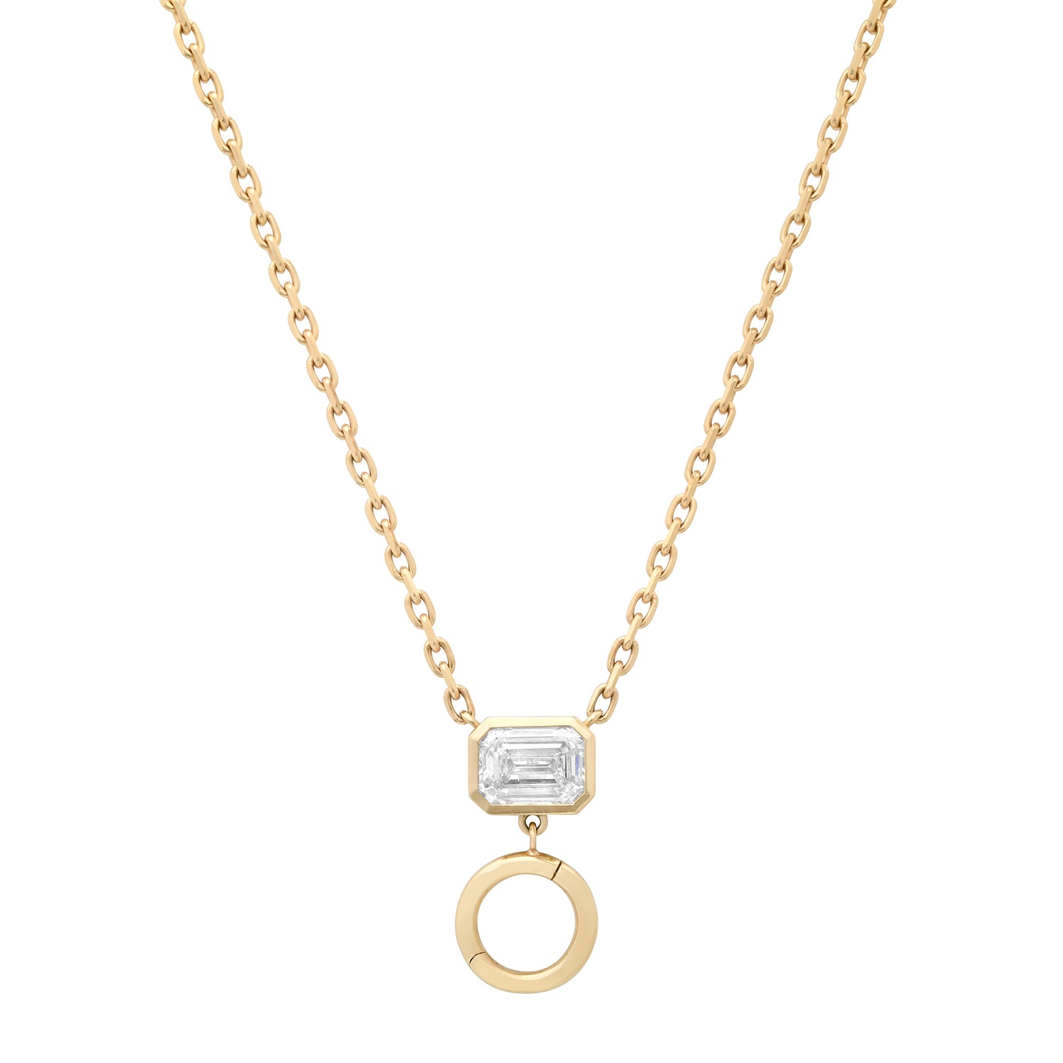 Lab Grown Diamond Enhancer Chain Necklace