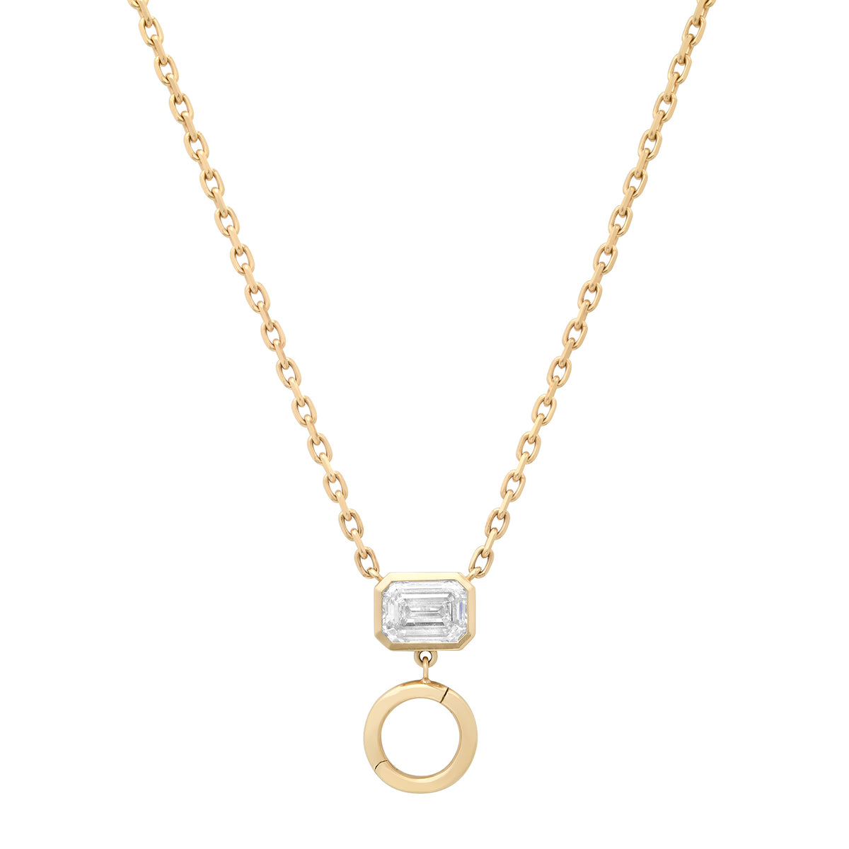 Lab Grown Diamond Enhancer Chain Necklace