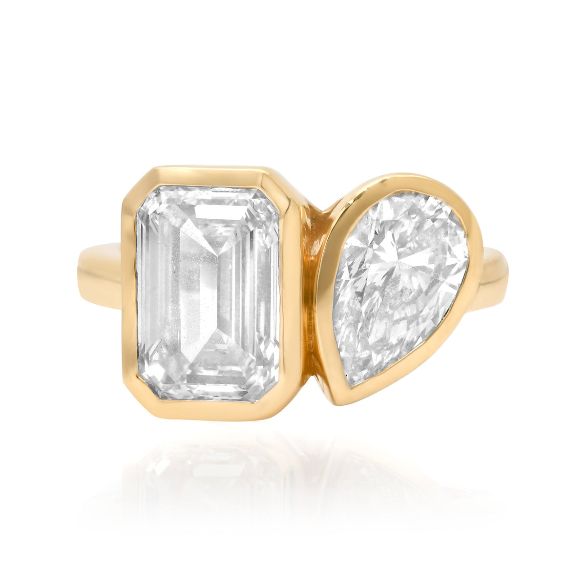 Two Stone Toi et Moi Lab Diamond Ring