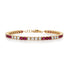 Alternating Ruby & Diamond Tennis Bracelet