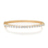 Statement Emerald Cut Diamond Bangle Bracelet