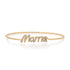 Diamond Script Mama Memory Wire Hook Bracelet