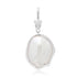 Bezel Set Baroque Pearl Pendant