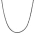 Black Diamond Tennis Necklace