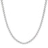 Bezel Set Pearl Tennis Necklace