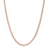 Milgrain Bezel Mixed Oval & Emerald Cut Diamond Tennis Necklace