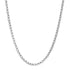 Milgrain Bezel Mixed Oval & Emerald Cut Diamond Tennis Necklace