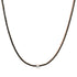 Black Diamond Tennis Necklace with Emerald or Pear Cut White Diamond
