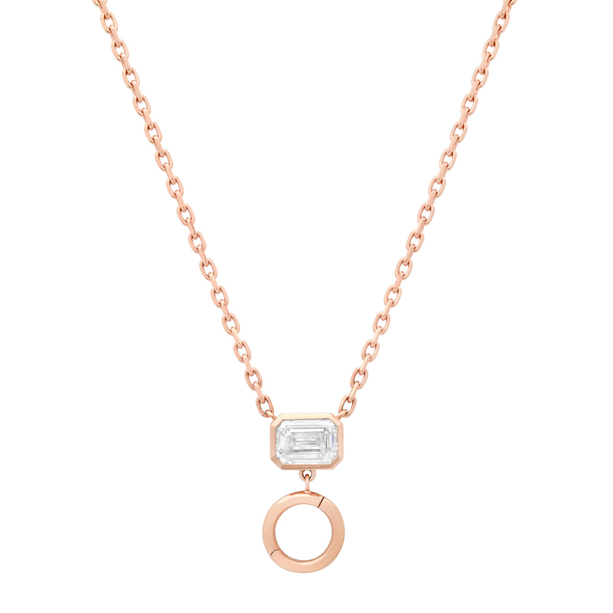Lab Grown Diamond Enhancer Chain Necklace