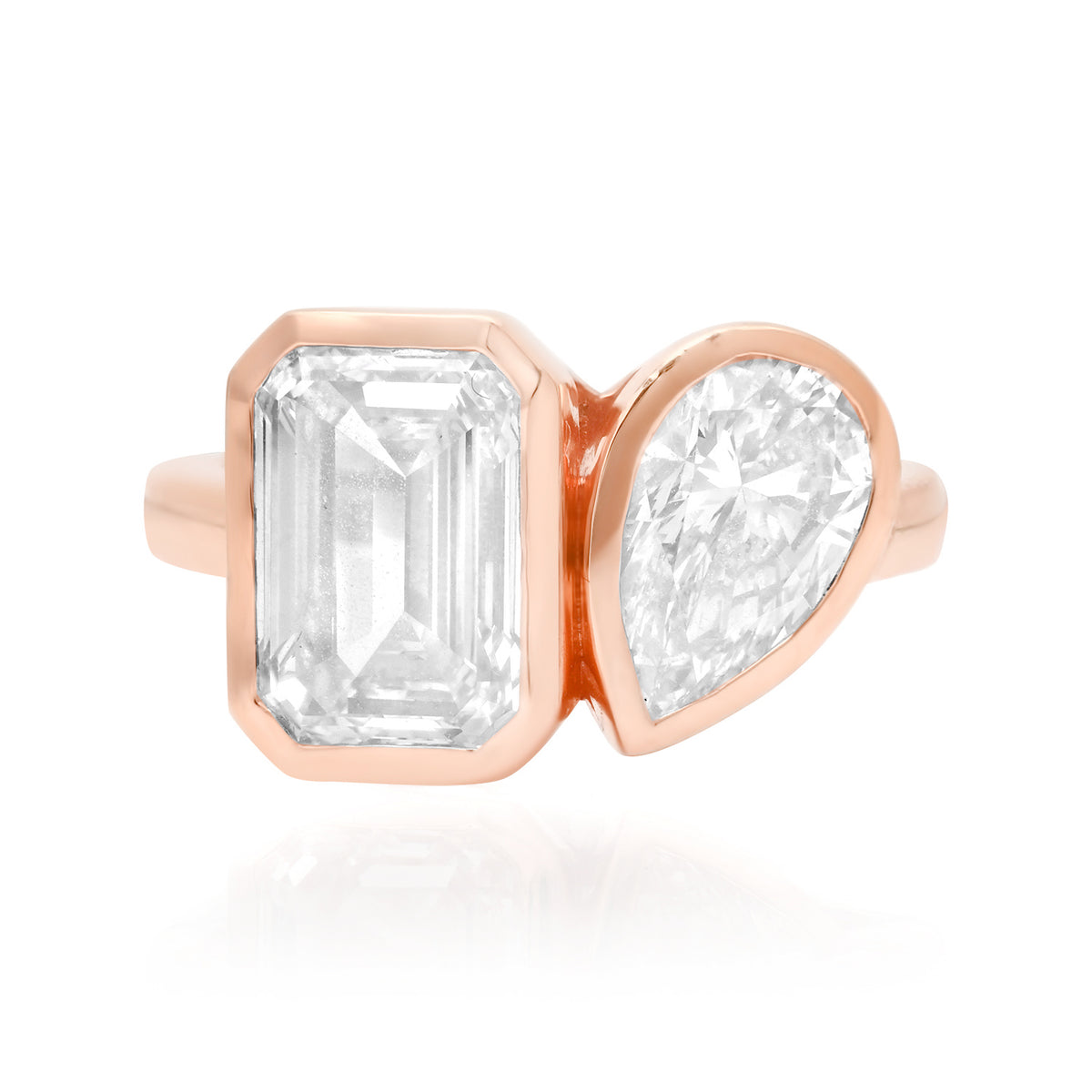 Two Stone Toi et Moi Lab Diamond Ring