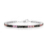 Alternating Pink Sapphire & Black Diamond Tennis Bracelet