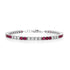 Alternating Ruby & Diamond Tennis Bracelet