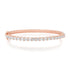 Statement Emerald Cut Diamond Bangle Bracelet