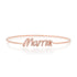 Diamond Script Mama Memory Wire Hook Bracelet
