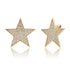 Statement Pave Star Stud Earrings