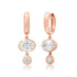 Georgian Set Duo Drop Lab Diamond Earrings