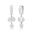 Georgian Set Duo Drop Lab Diamond Earrings