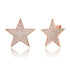 Statement Pave Star Stud Earrings