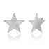 Statement Pave Star Stud Earrings