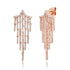 Shimmy & Shine Diamond Star Fringe Statement Earrings