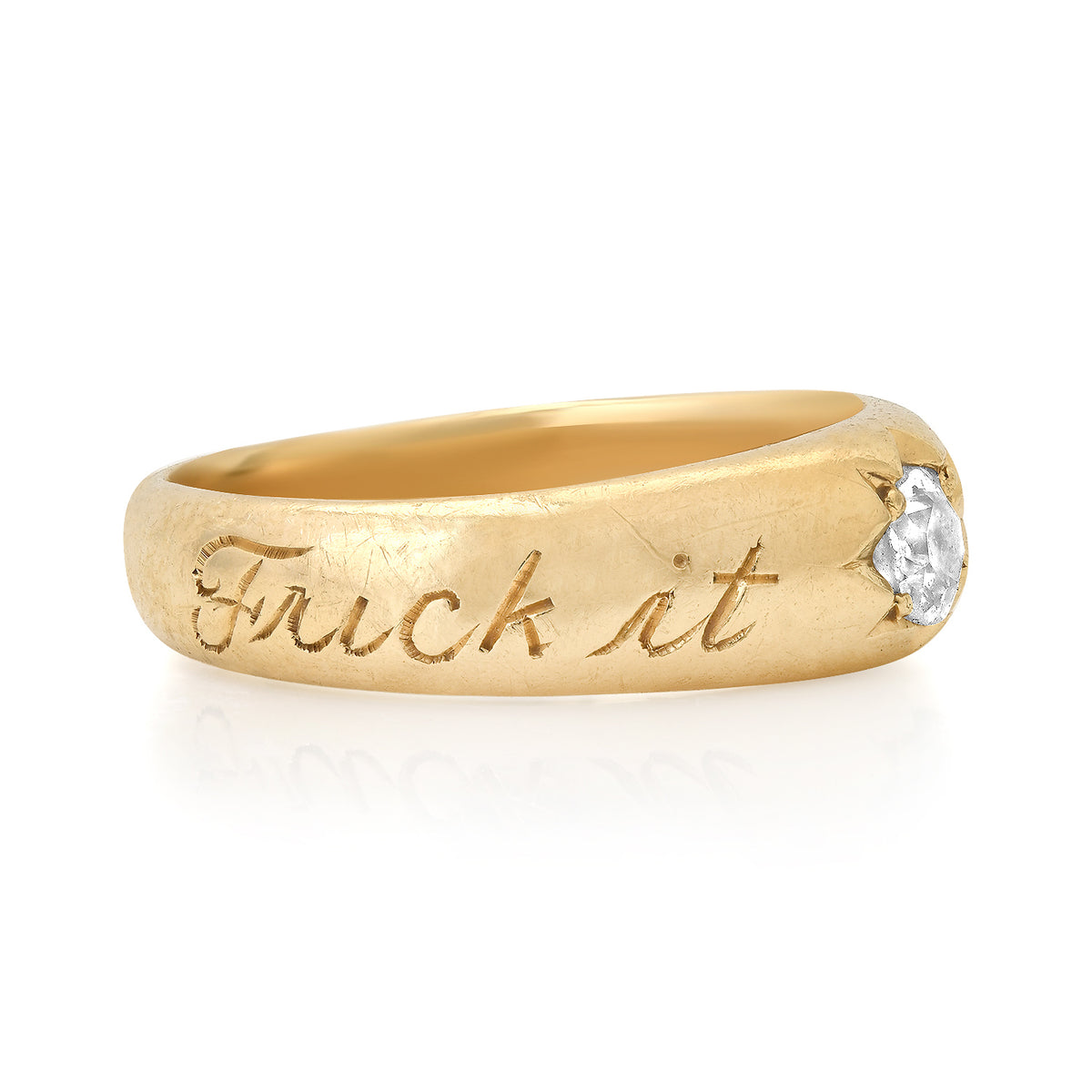 Customizable Gemstone or Diamond Pinky Ring