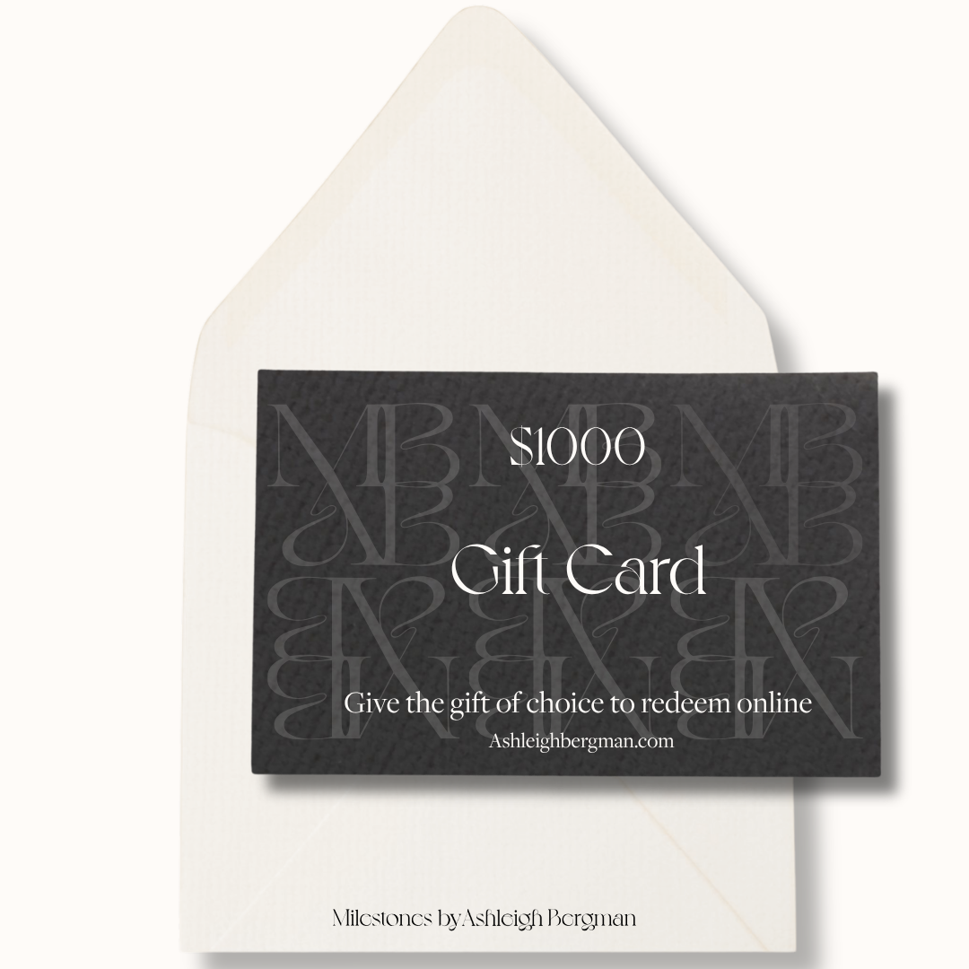 Milestones by Ashleigh Bergman Gift Card
