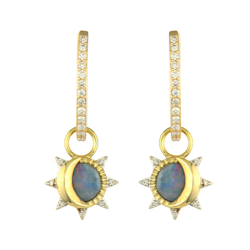 Small Double Sided Sunrise Sunset Earring Charm
