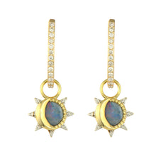 Small Double Sided Sunrise Sunset Earring Charm