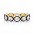 Diamond Rounds Eternity Band with Black Rhodium