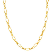 Mixed Link Oval Gold Chain