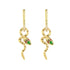 Diamond Double Sided Coiled Snake Charm