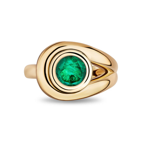 Gemstone Slingshot Lasso Ring
